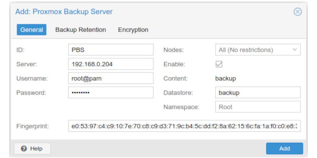 proxmox ve - pbs3 