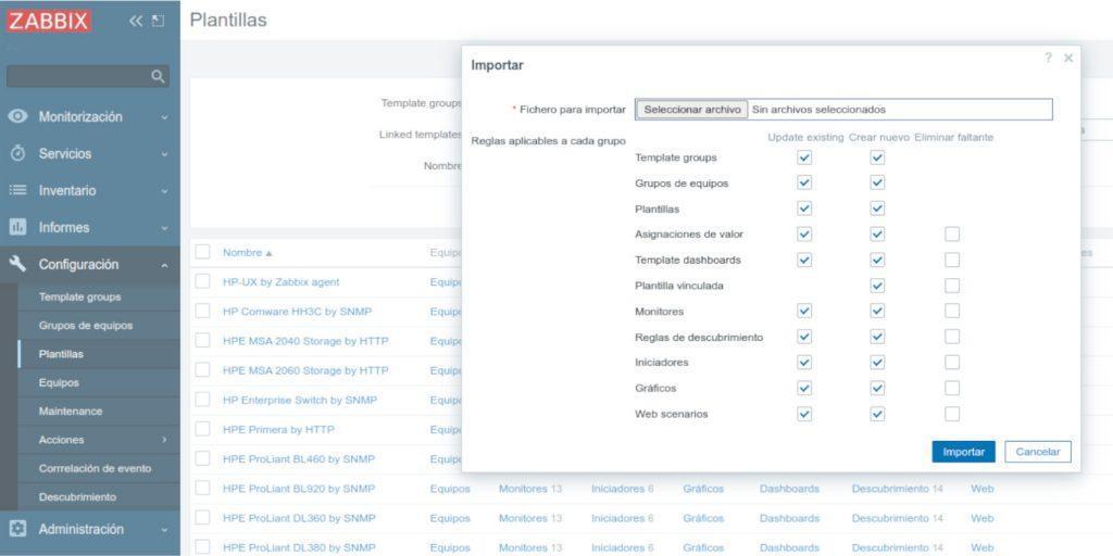 proxmox con zabbix